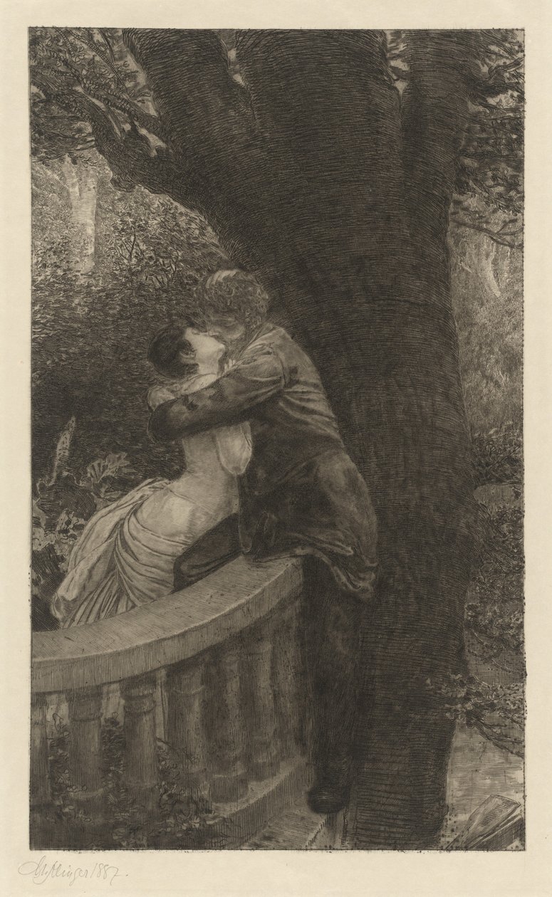 A Parkban (Im Park): pl.4 alkotó: Max Klinger