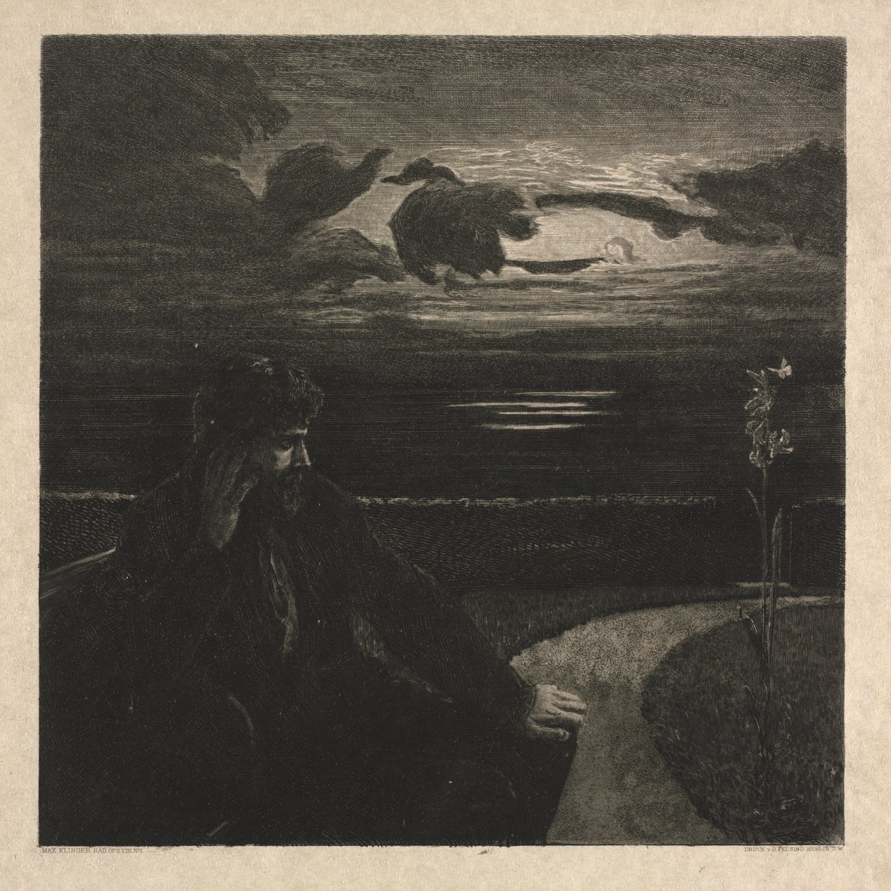 A halálról, I. rész alkotó: Max Klinger