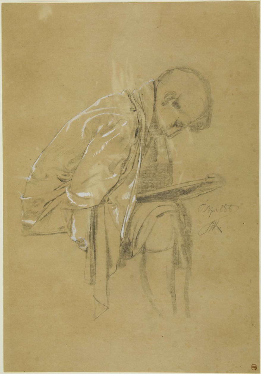 A Krónikás (recto és verso) alkotó: Max Klinger