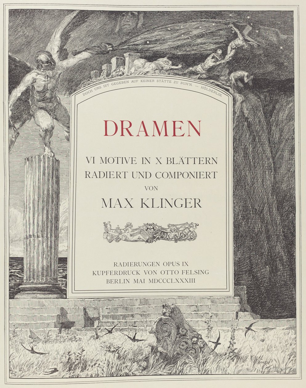 Címlap alkotó: Max Klinger