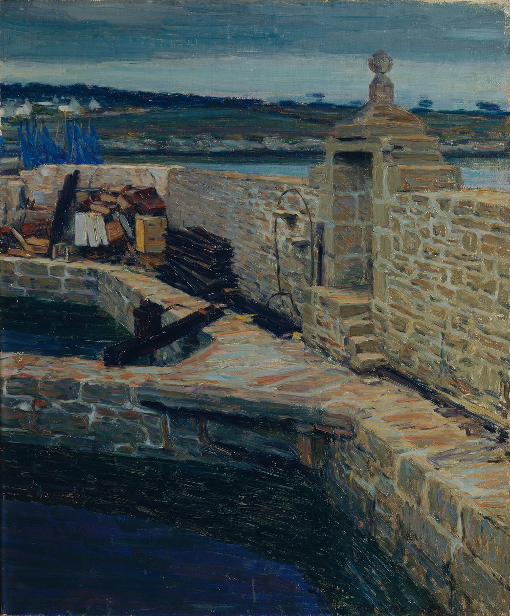 A tó (Concarneau) alkotó: Max Kurzweil