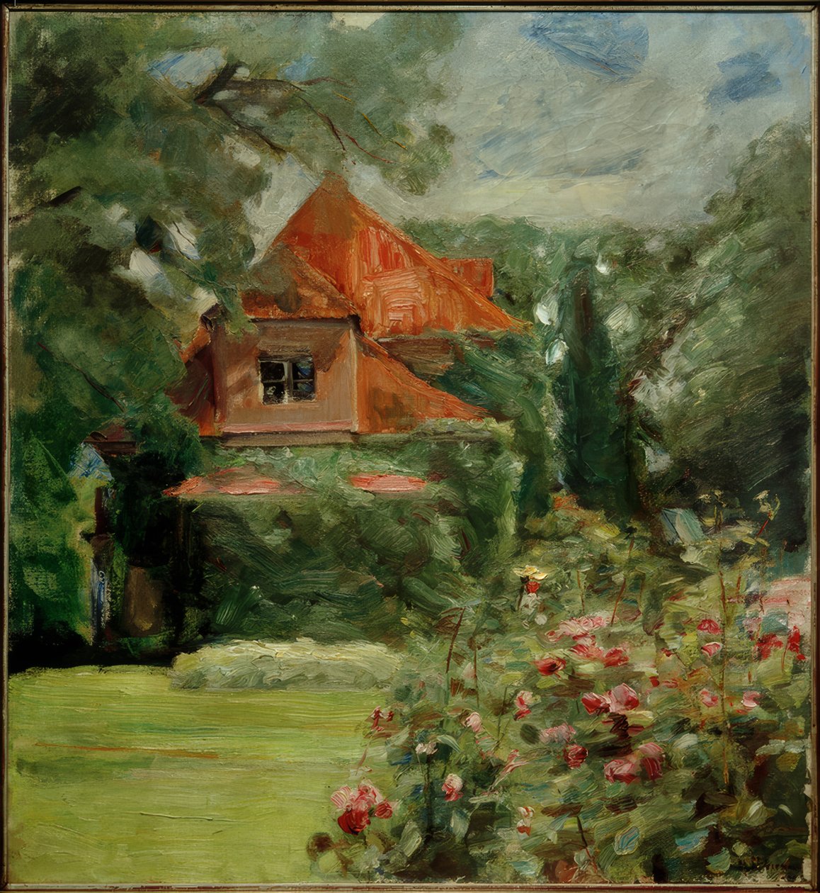 Régi ház Hamburgban alkotó: Max Liebermann