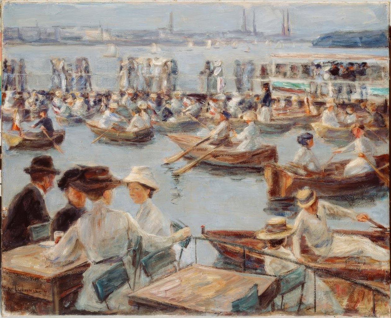 A hamburgi Alsterben alkotó: Max Liebermann