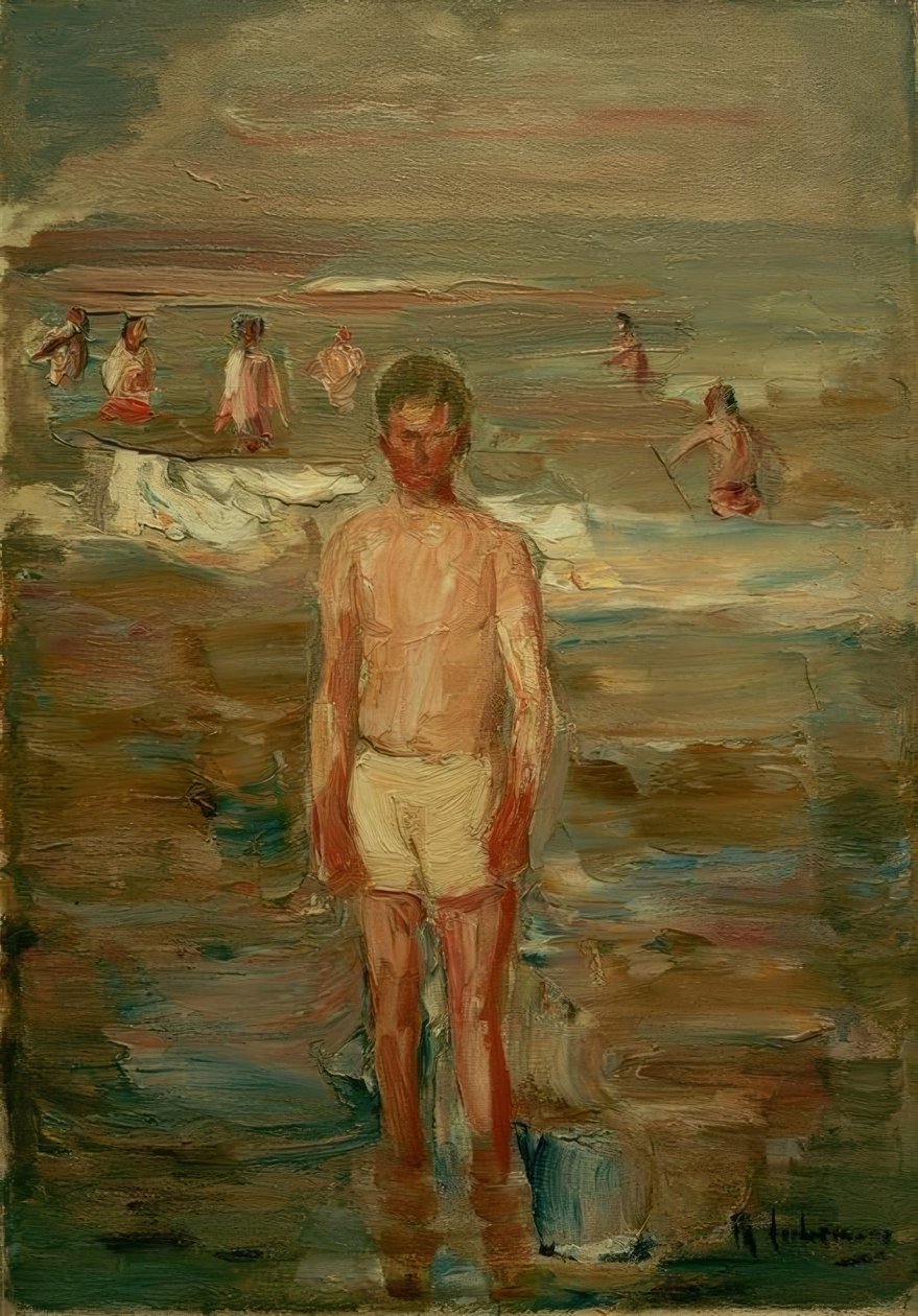 Fürdő fiú alkotó: Max Liebermann