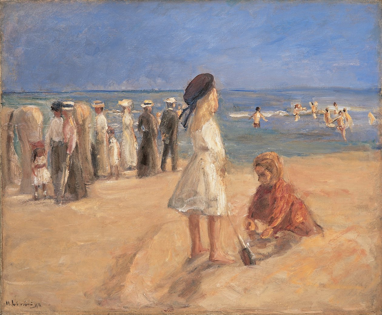 Tengerparti élet, 1916. alkotó: Max Liebermann
