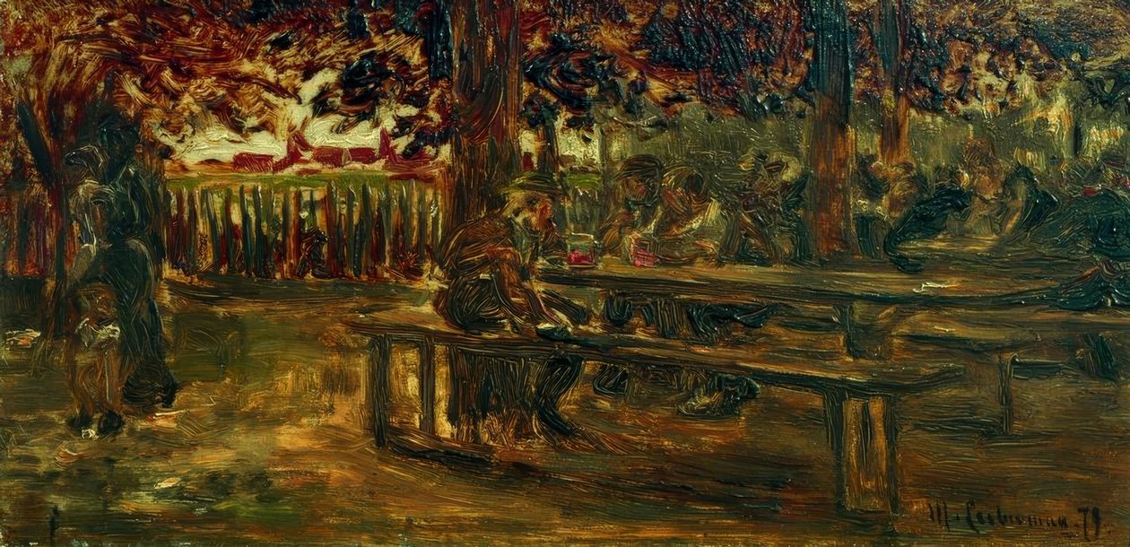 Sörkert Etzenhausenben alkotó: Max Liebermann