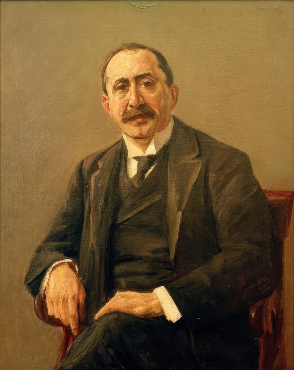 Julius Stern igazgató portréja alkotó: Max Liebermann