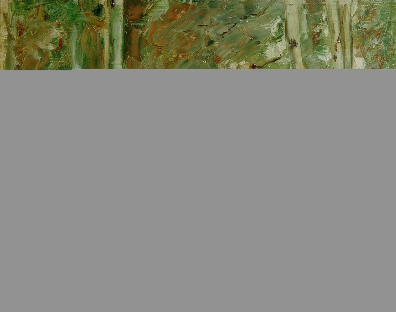 Nyírfák a Wannsee partján keletre alkotó: Max Liebermann