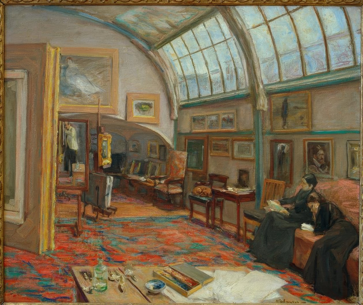 A művész műterme alkotó: Max Liebermann
