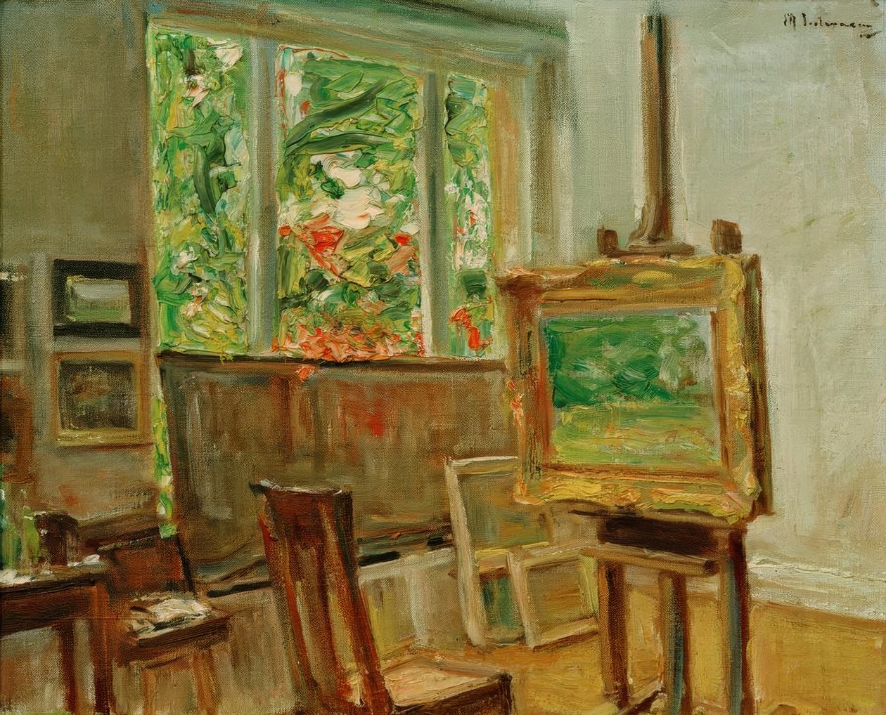 A stúdió Wannsee-ben alkotó: Max Liebermann