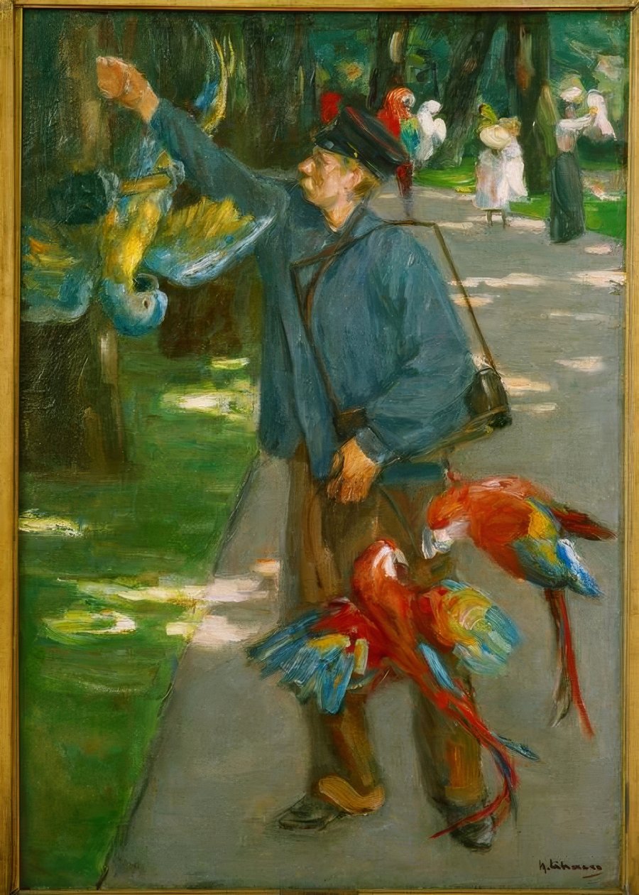 A papagáj ember alkotó: Max Liebermann