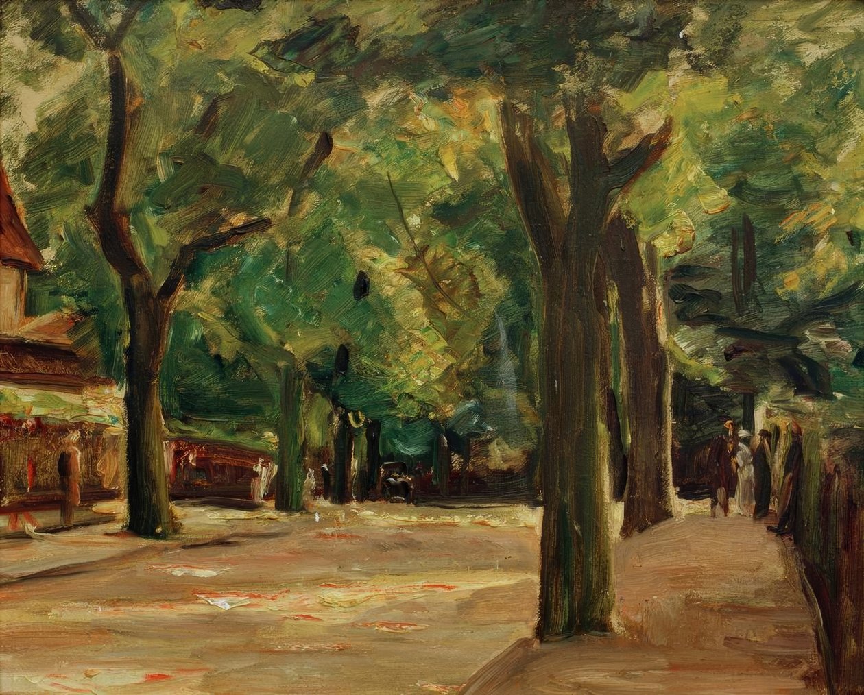 A nagy tóparti út Wannseeben alkotó: Max Liebermann