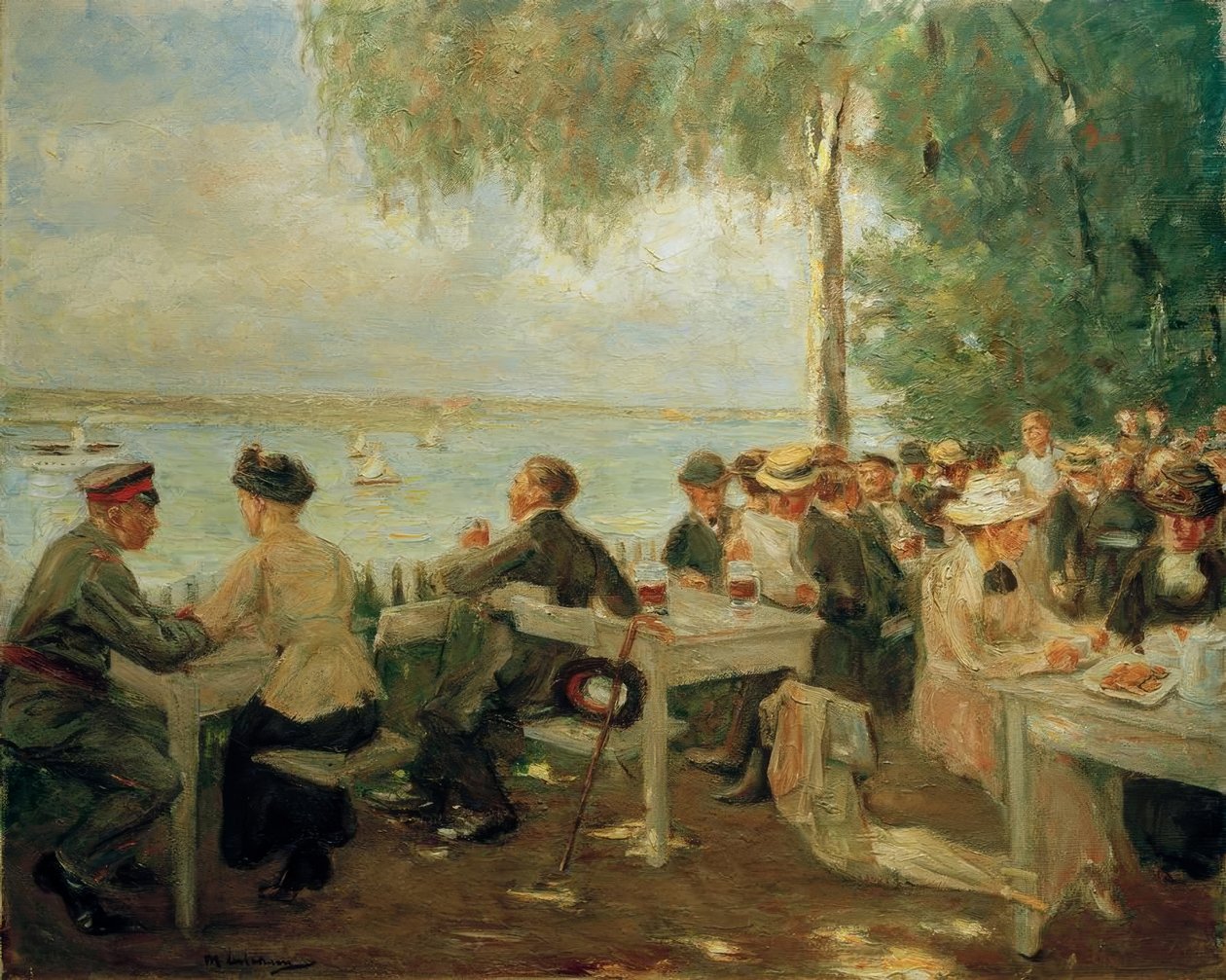 Kerti étterem a Havel - Nikolskoe alkotó: Max Liebermann