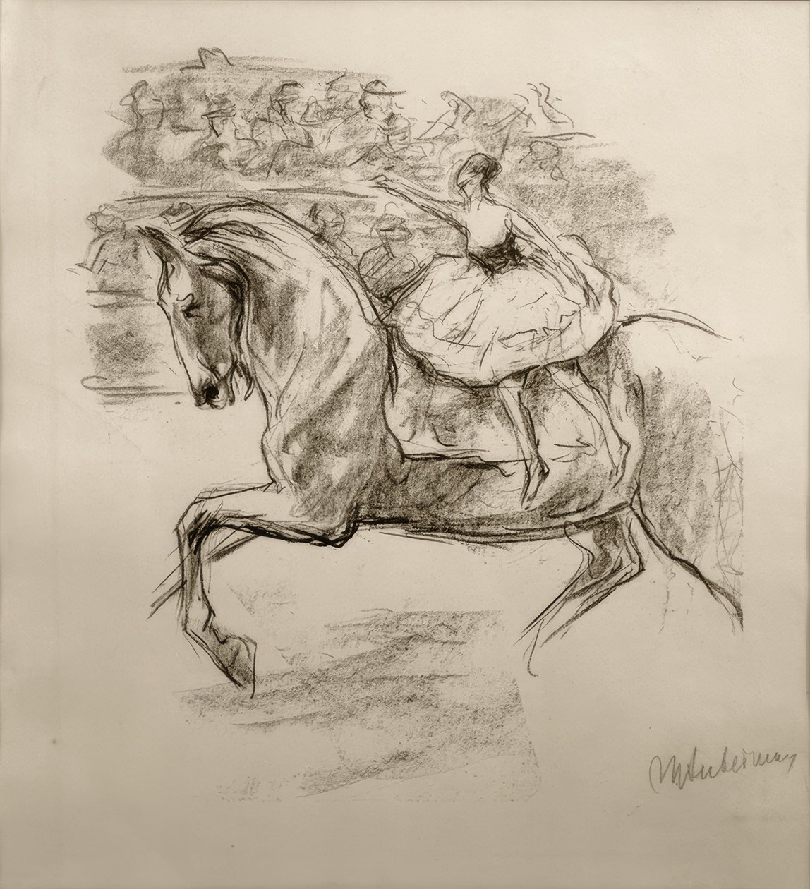 M.Liebermann, a cirkuszi lovas alkotó: Max Liebermann