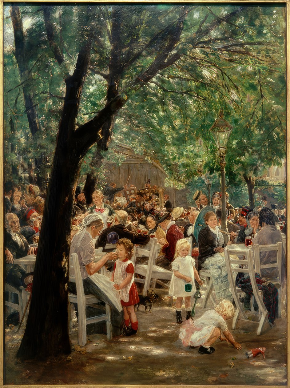 Müncheni sörkert alkotó: Max Liebermann