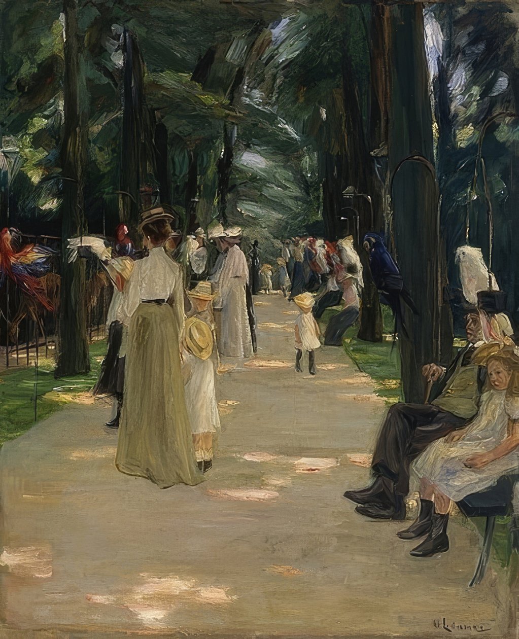 Παπαγείεναλλει. 1902 alkotó: Max Liebermann