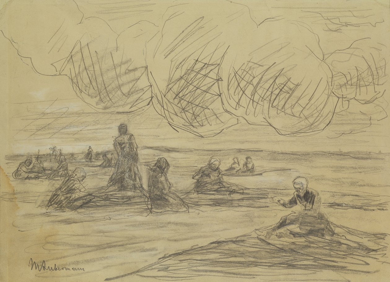 A hálók javítása, 1894 alkotó: Max Liebermann