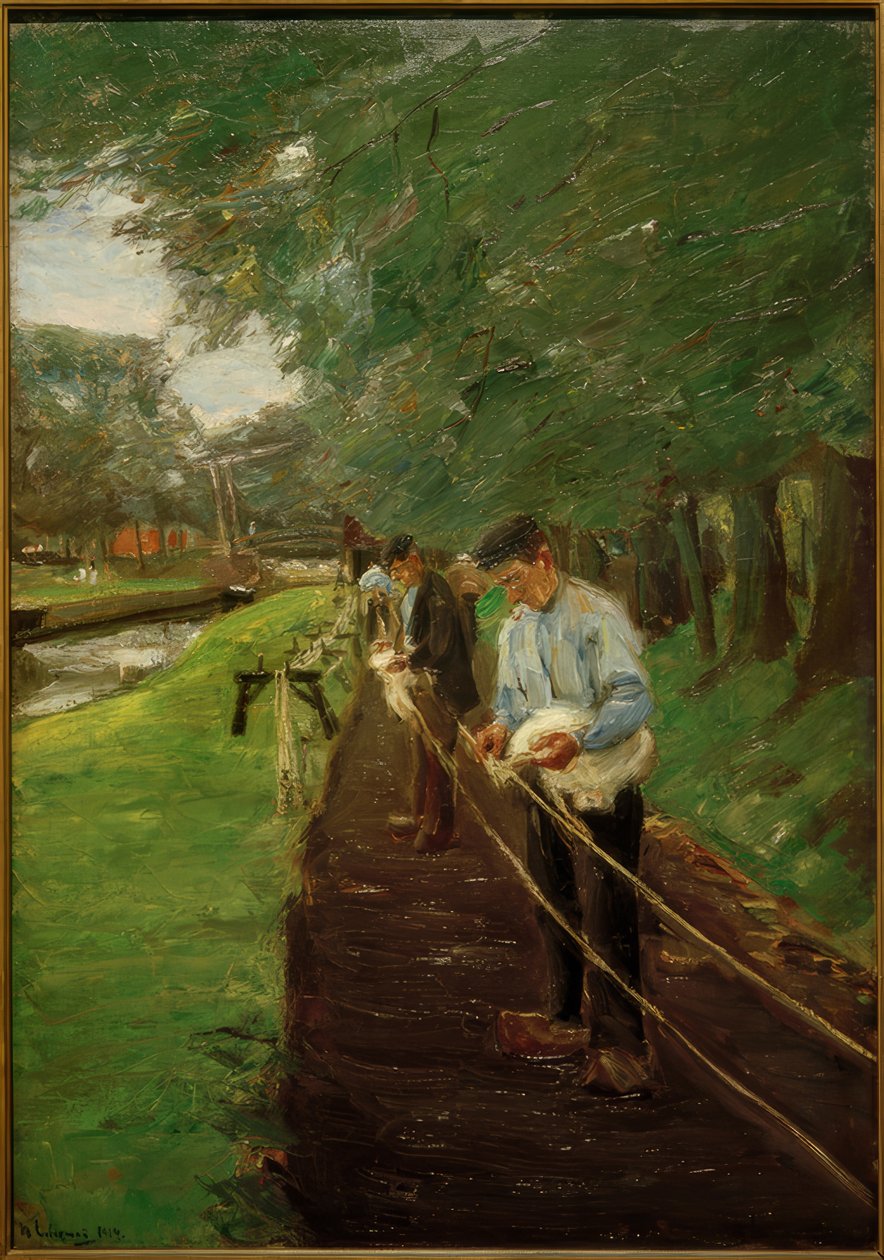 Seilerbahn Edamban alkotó: Max Liebermann
