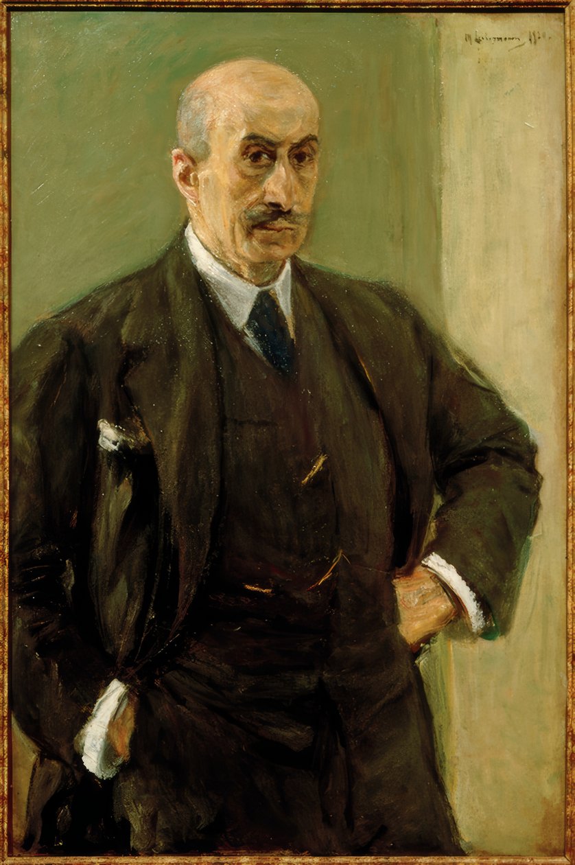 Önarckép öltönyben, állva alkotó: Max Liebermann