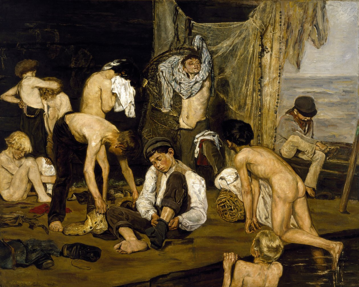 Úszók alkotó: Max Liebermann