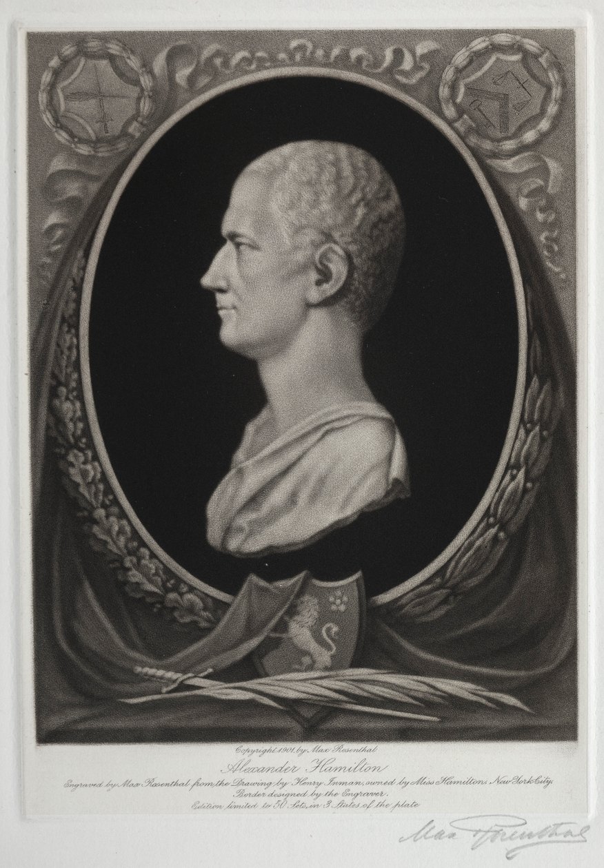 Alexander Hamilton alkotó: Max Rosenthal