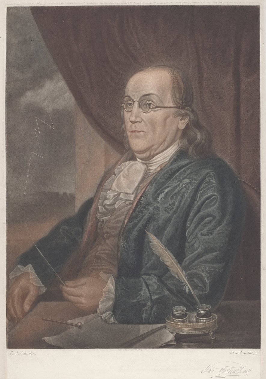 Benjamin Franklin alkotó: Max Rosenthal