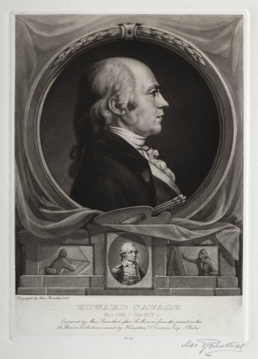 Edward Savage, 1899. alkotó: Max Rosenthal