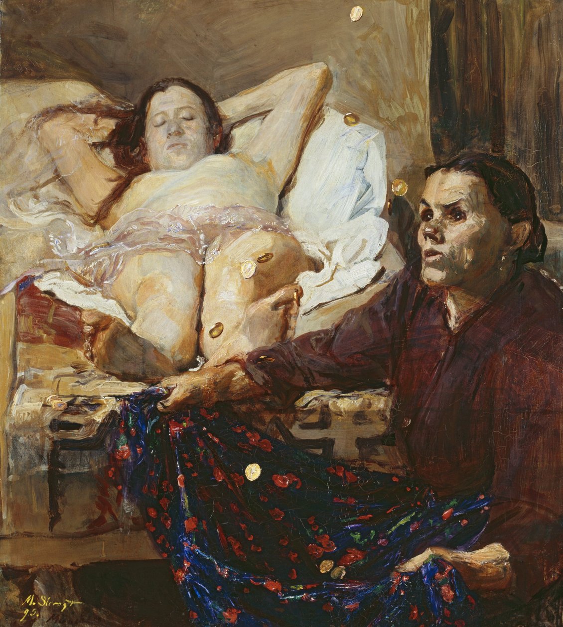 Danae alkotó: Max Slevogt