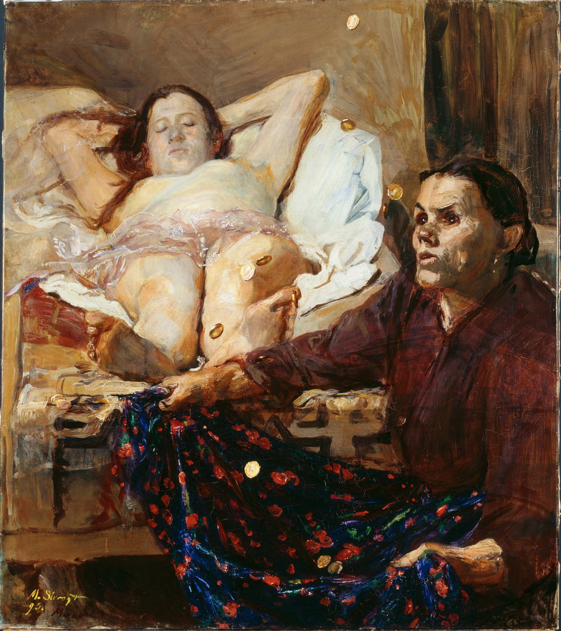 Danae alkotó: Max Slevogt