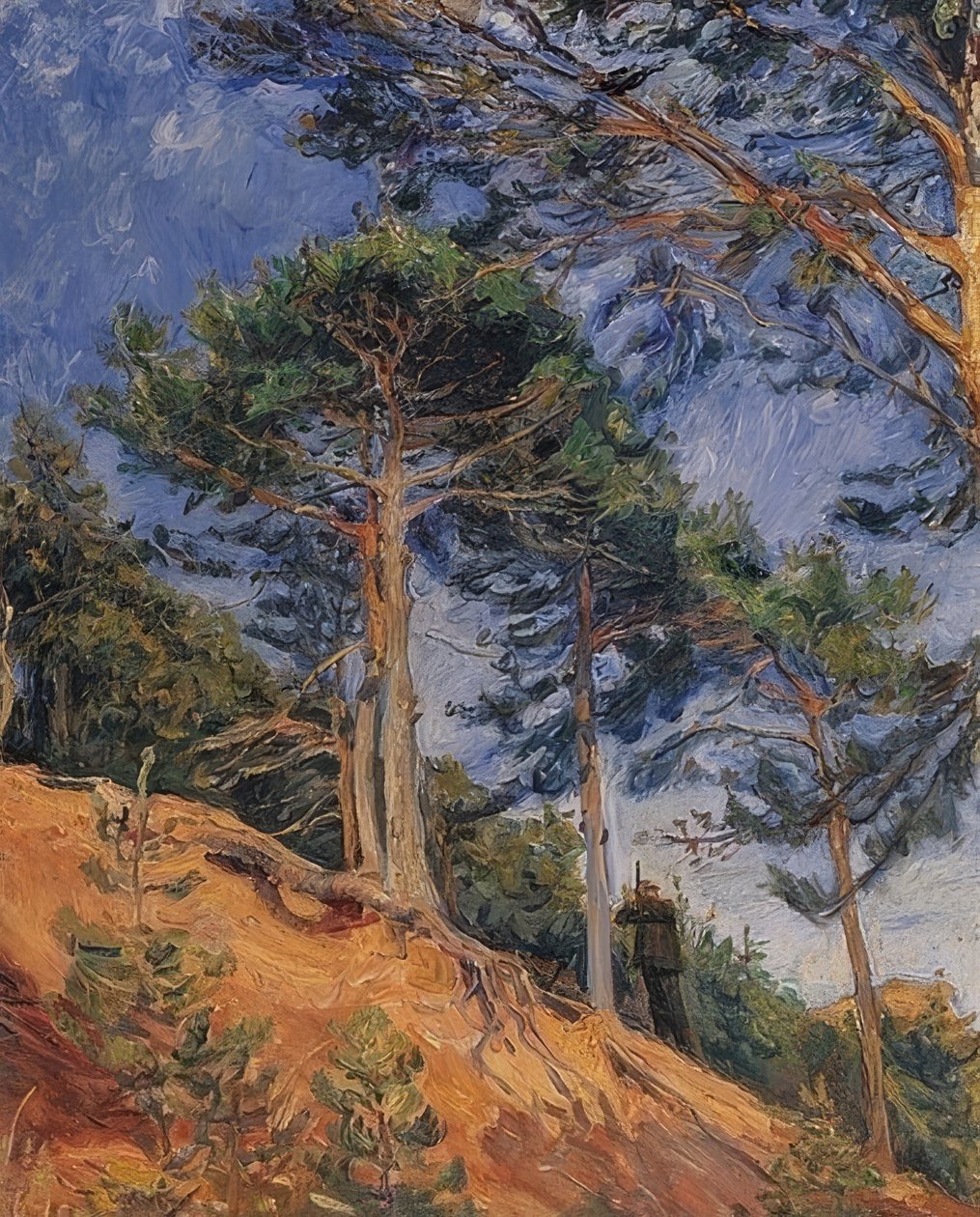 Vadász a hegyoldalban. 1903 alkotó: Max Slevogt