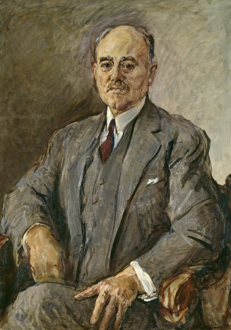 Hermann Sudermann portréja 1857-1928, 1927. alkotó: Max Slevogt