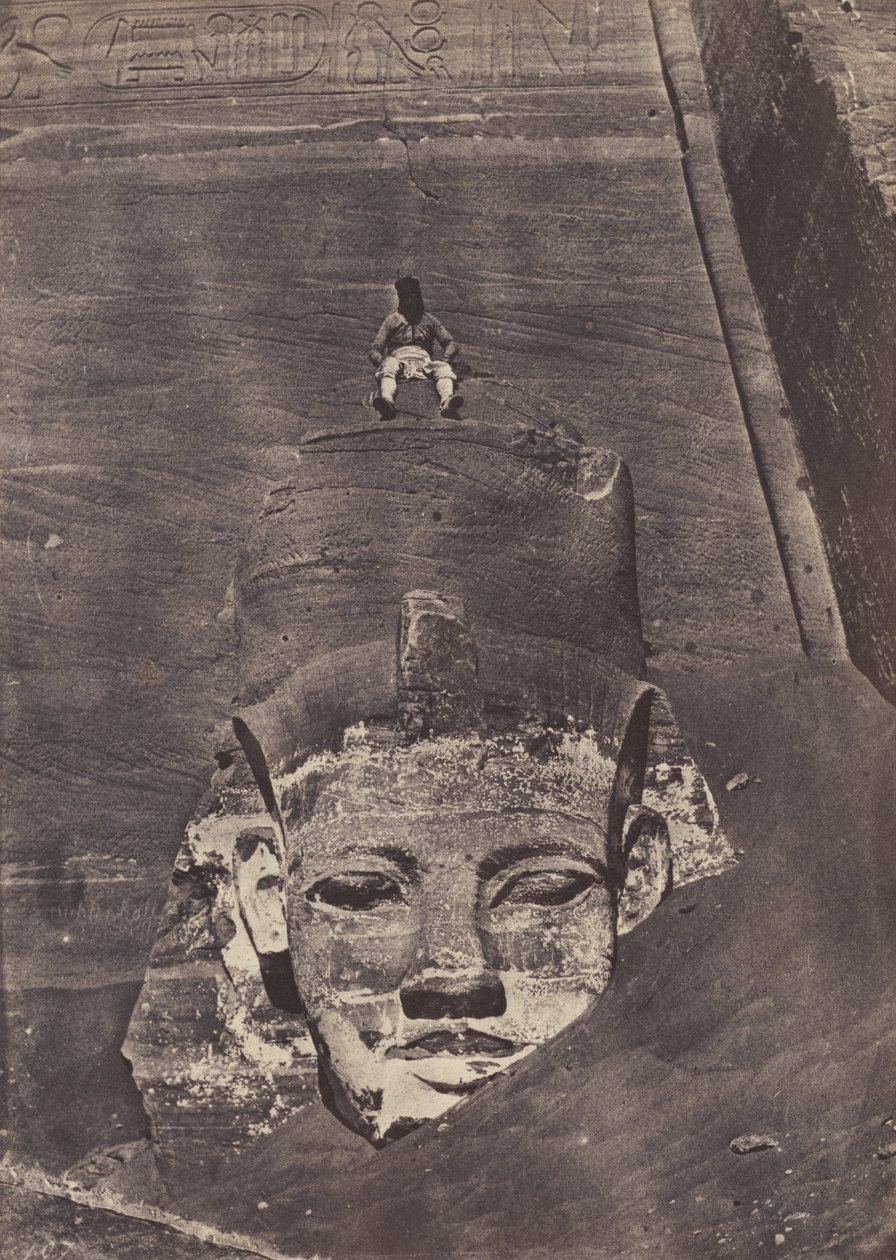 A legnyugatibb Kolosszus, a Nagy templom, Abu Simbel alkotó: Maxime Du Camp