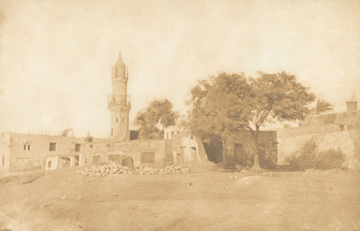 A kép a Béni-Souef-en készült, 1850. alkotó: Maxime Du Camp