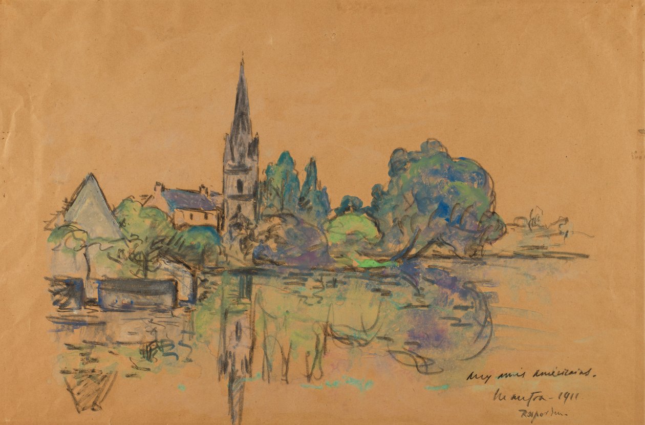 Táj, 1911. alkotó: Maxime Emile Louis Maufra