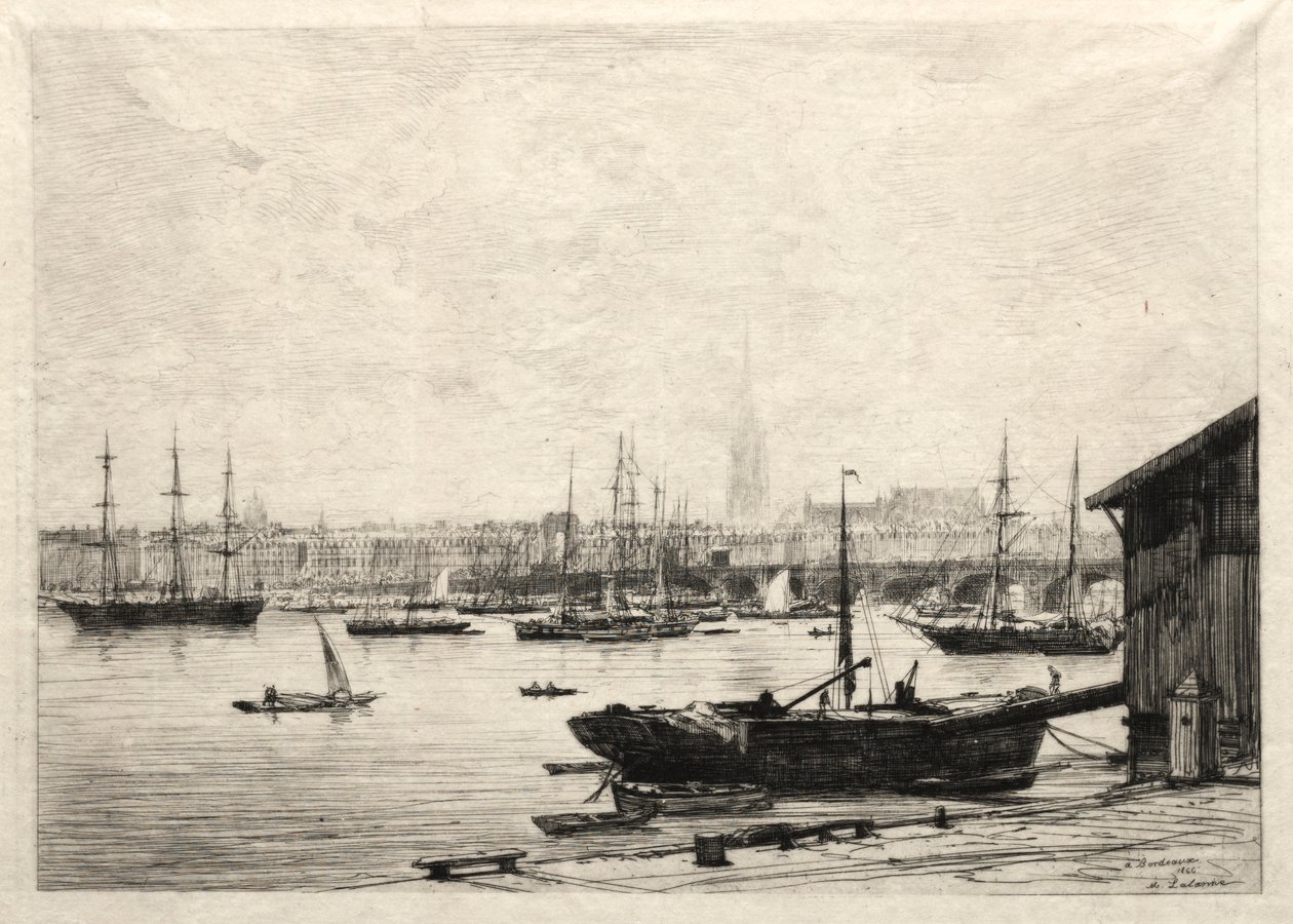 Bordeaux, 1866. alkotó: Maxime Lalanne
