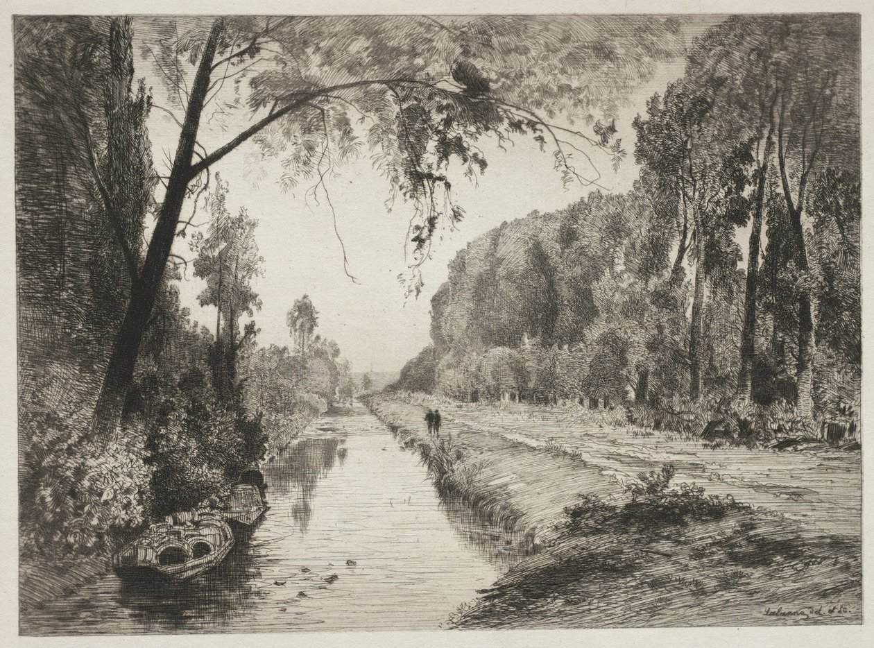 Pont Sainte-Maxence-i csatorna alkotó: Maxime Lalanne