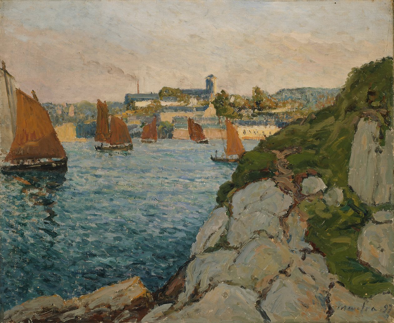 Douarnenez a napfényben alkotó: Maxime Maufra