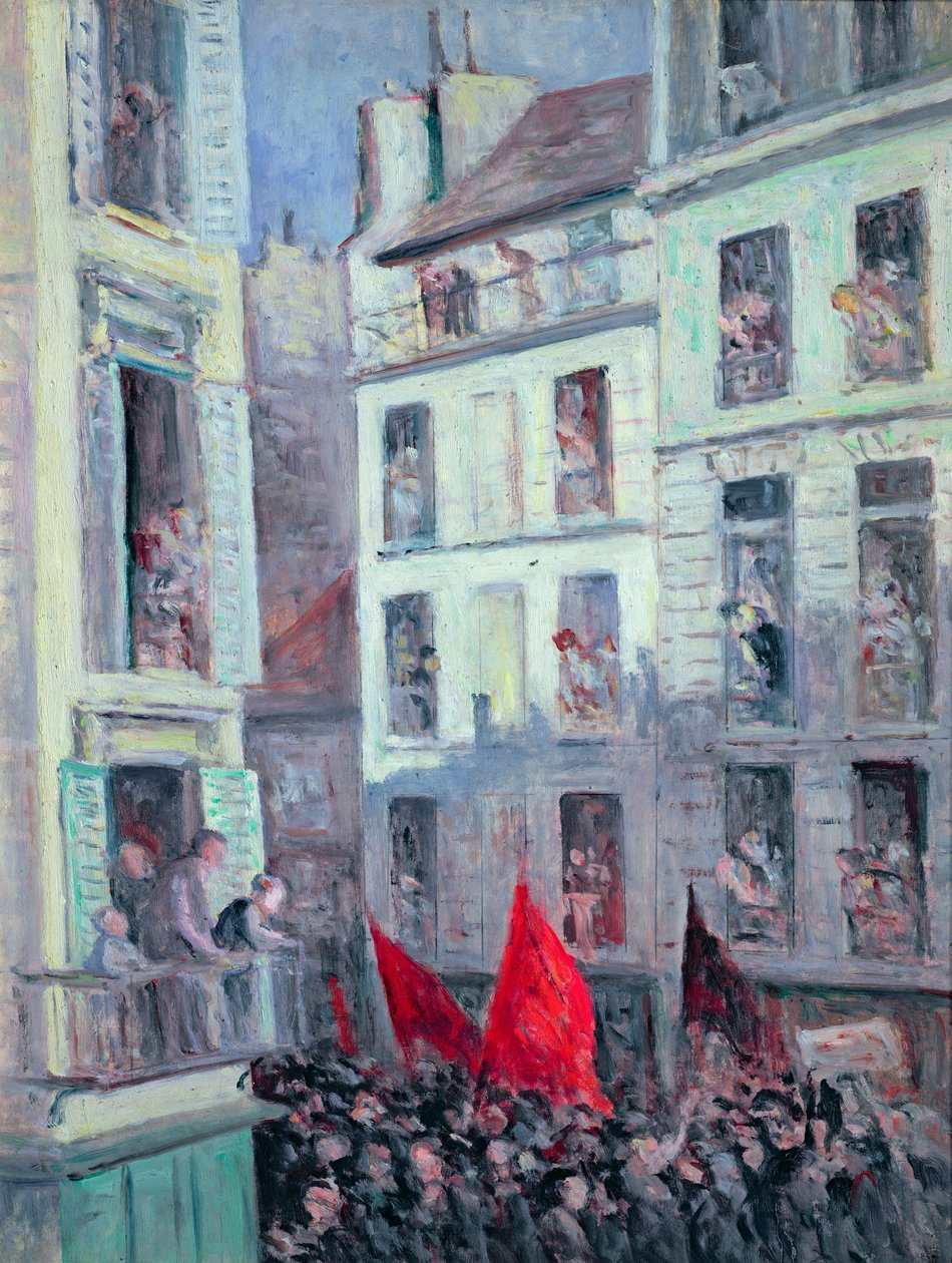 A Népfront, 1936 körül alkotó: Maximilien Luce