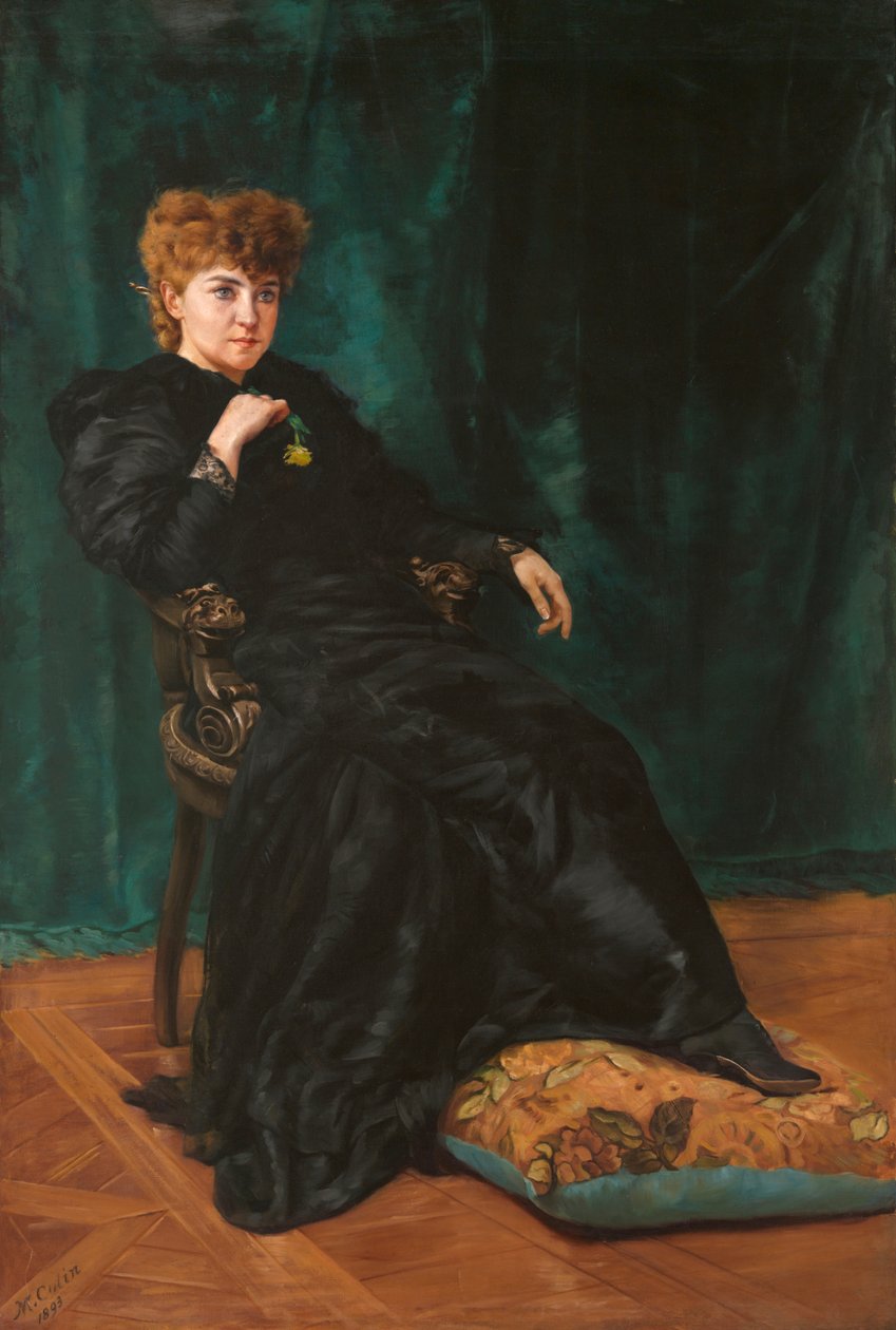 Minnie Maddern Fiske, 1893. alkotó: Maximilien Colin