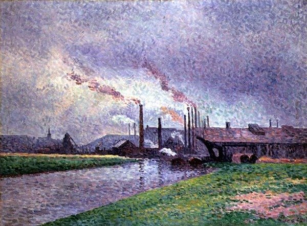 A folyó mentén alkotó: Maximilien Luce