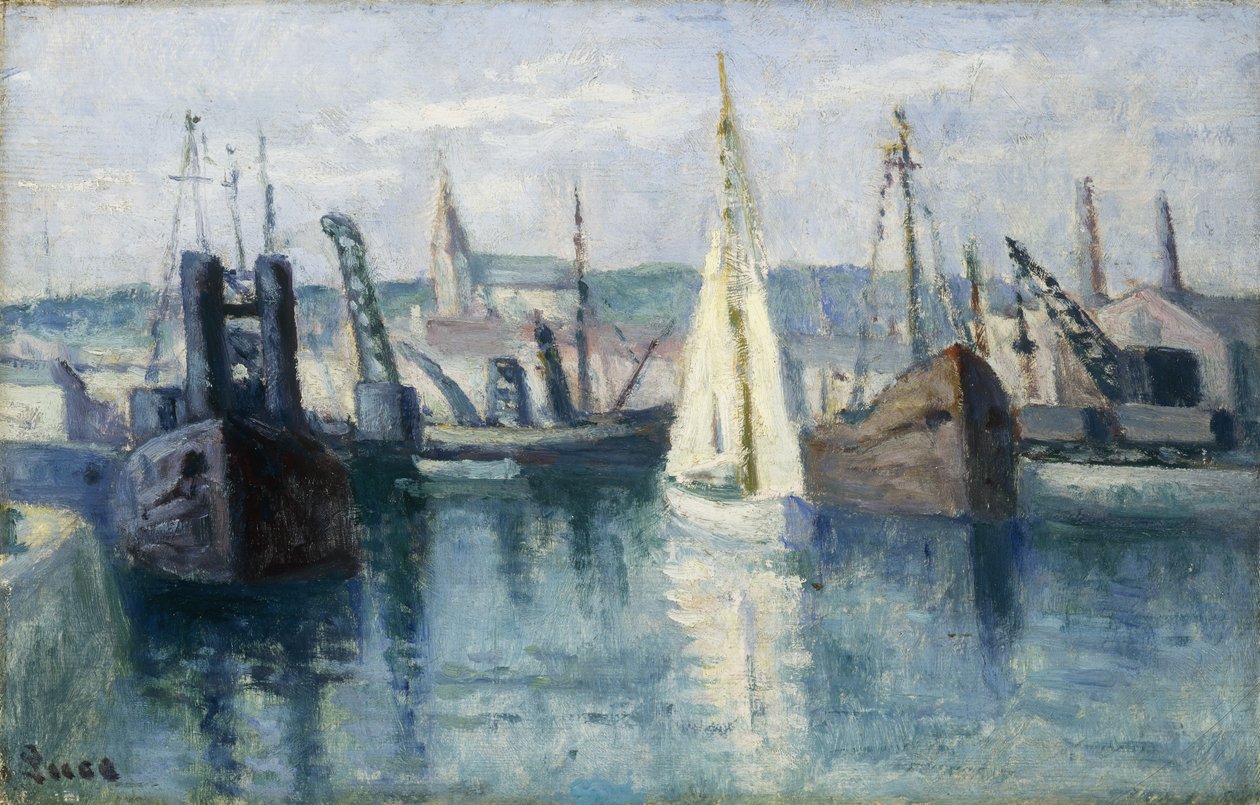 Dieppe, medence, alkotó: Maximilien Luce