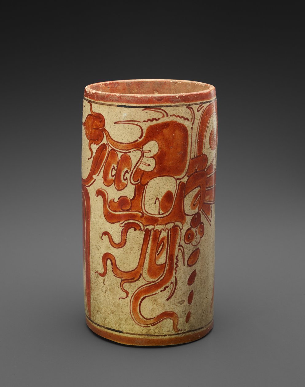 Edény, i.sz. 600-900 (kerámia) alkotó: Mayan Mayan