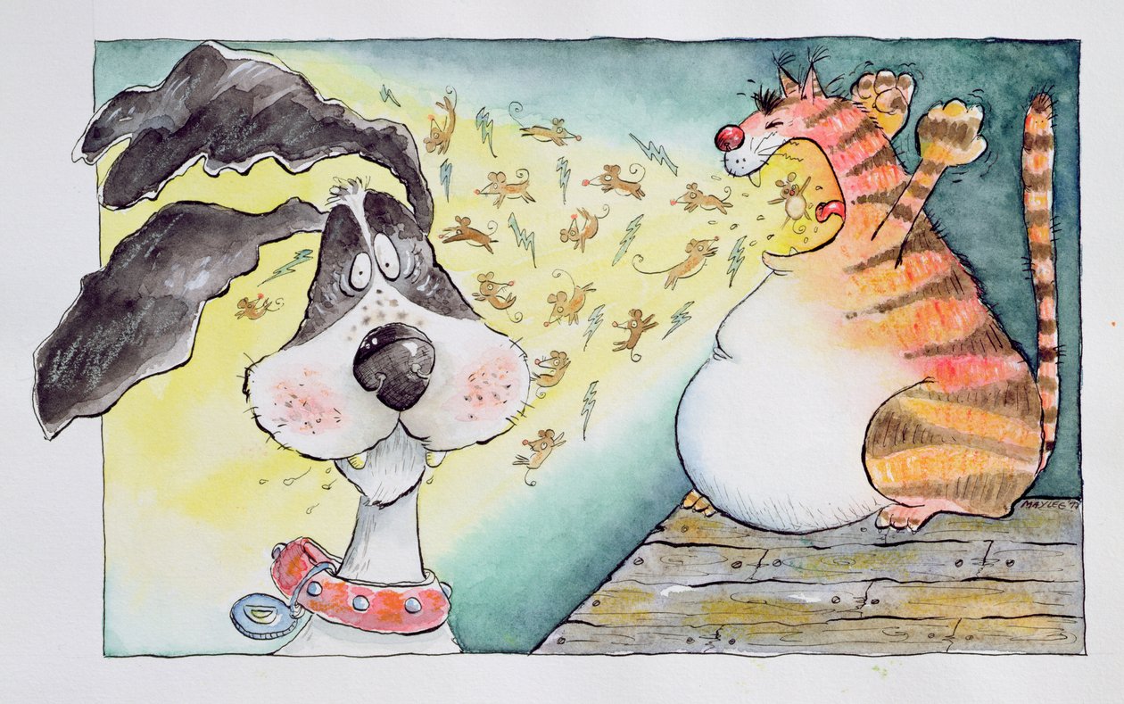 Macska, kutya és egerek, 1998 alkotó: Maylee Christie