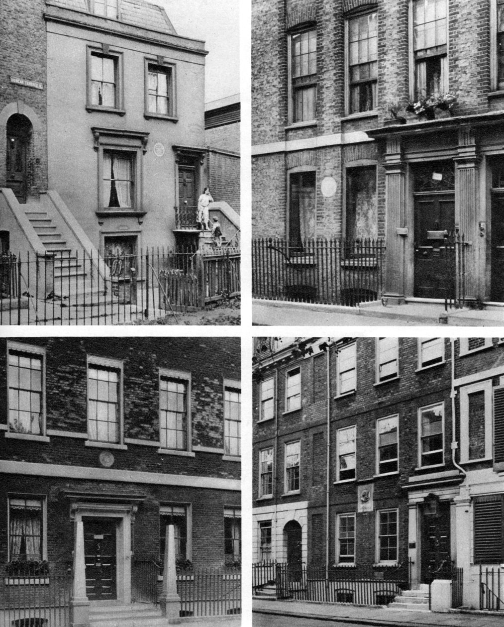 Híres férfiak négy londoni háza, London, 1926-1927. alkotó: McLeish