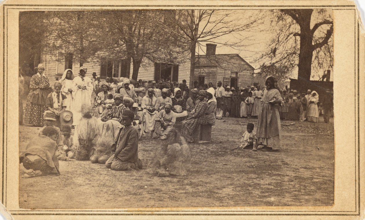Menekülttábor, Bullard Plantation,1864 (fotó) alkotó: McPherson & Oliver