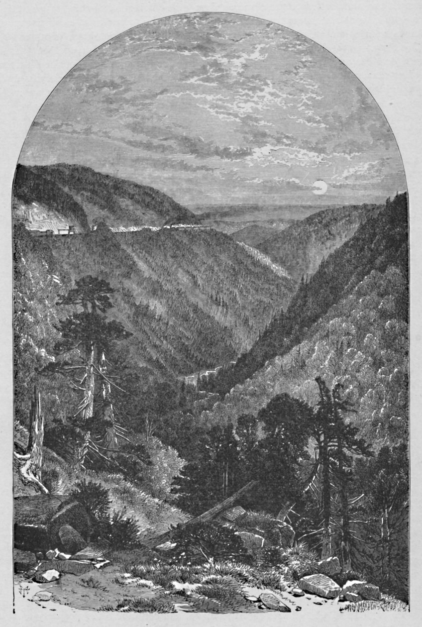 „Nézet az Allegrippusnál”, 1883 alkotó: Meeder and Chubb