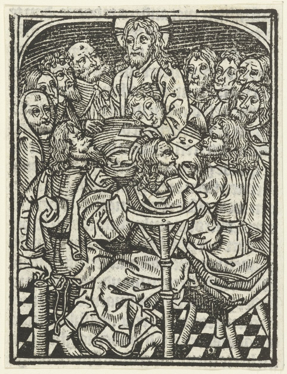 Az utolsó vacsora alkotó: Meester van de Delbecq Schreiber Passie (attributed to)