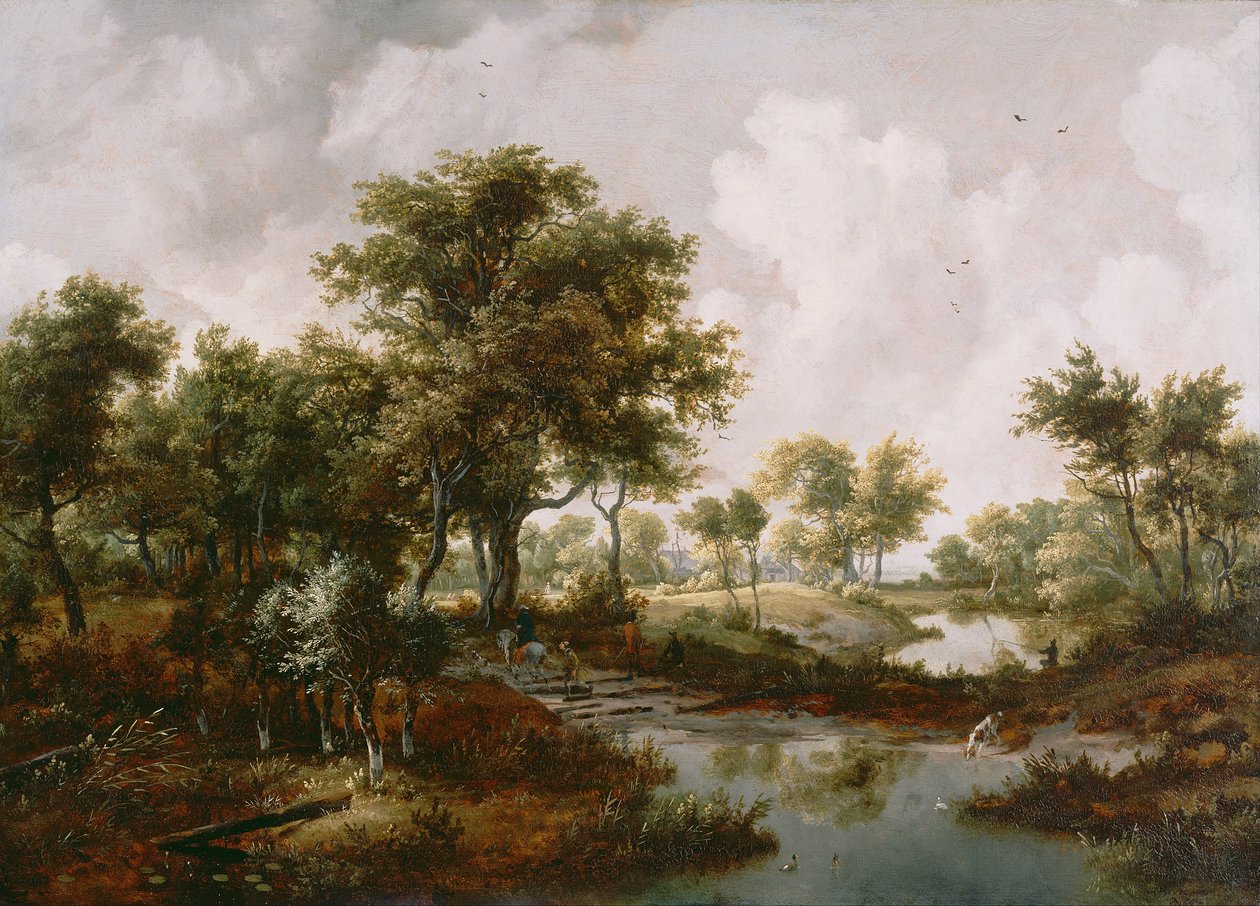 Erdős táj, 1667 alkotó: Meindert Hobbema