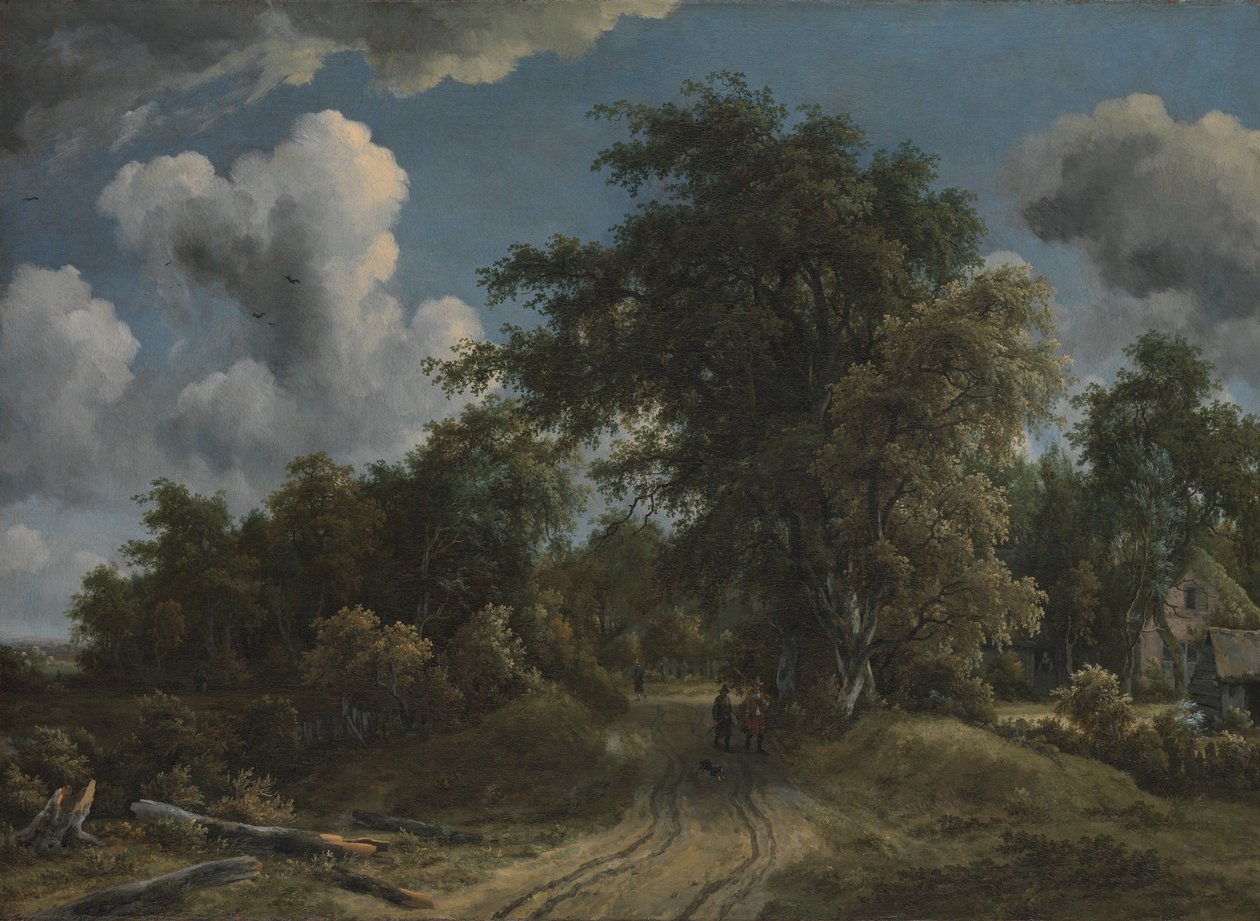 Woodland Road, kb. 1670. alkotó: Meindert Hobbema