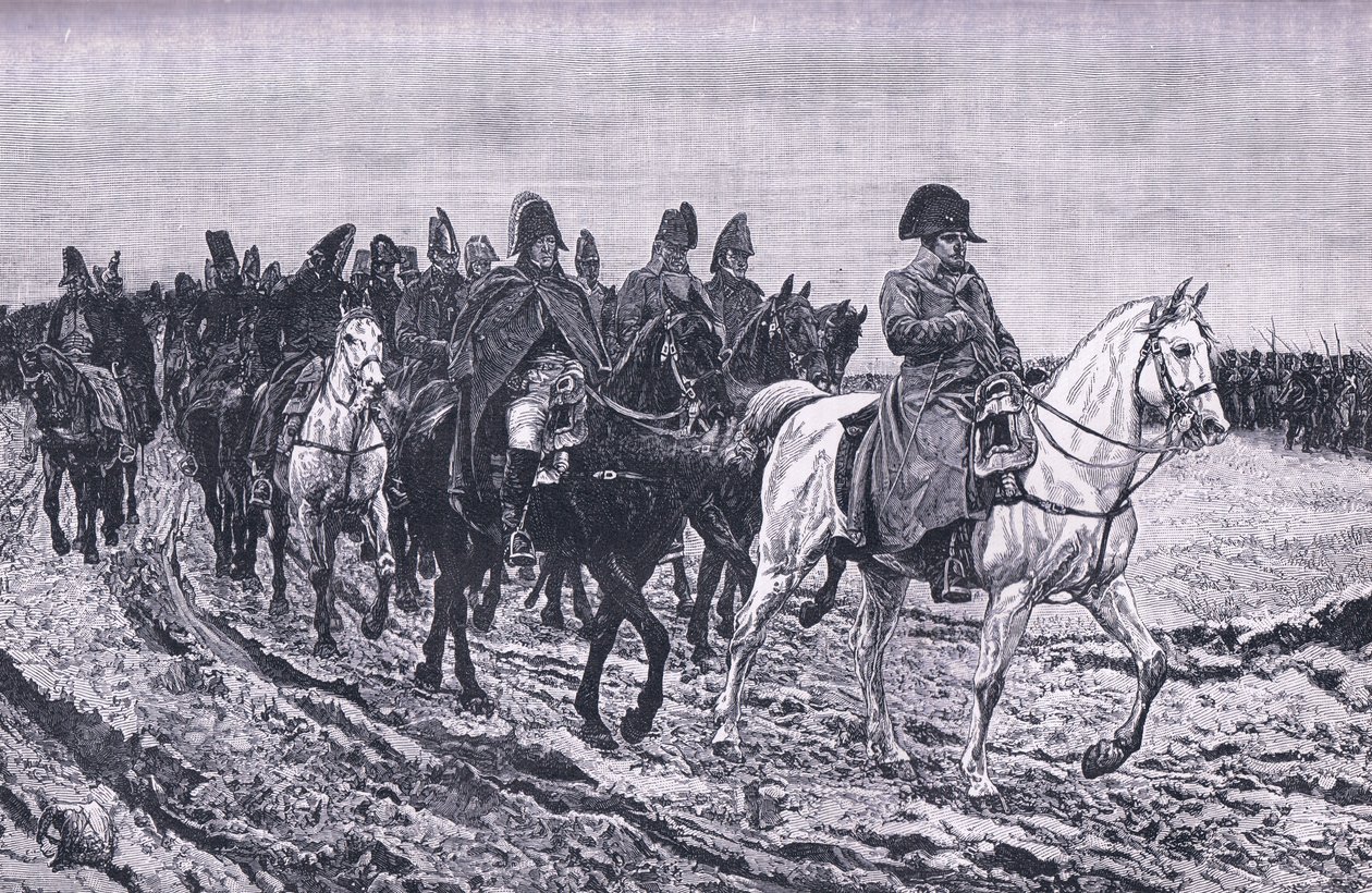 A visszavonulás Moszkvából Kr. u. 1812 alkotó: Meissonier